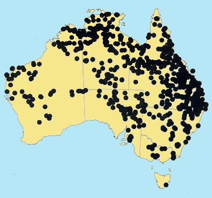 AusGrass Distribution 2002 © ABRS