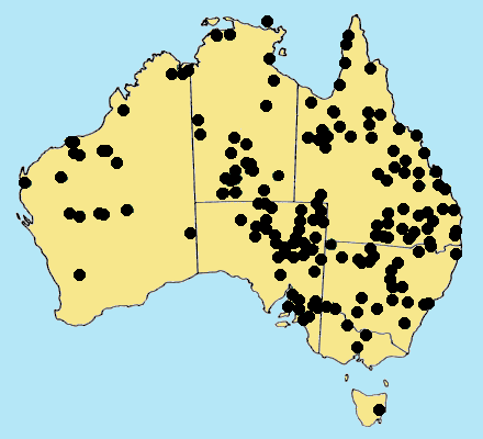 AusGrass Distribution 2002 © ABRS